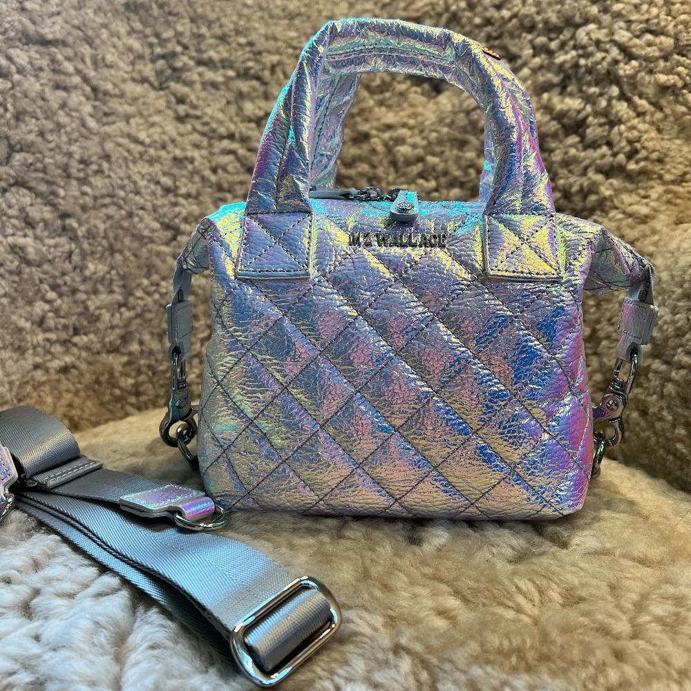 Unicorn MZ Wallace Opal Leather Micro Sutton Tote - Like New